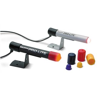 AutoMeter | WARNING LIGHT SILVER MINI PRO-LITE INCL RED YELLOW BLUE BULB BOOTS/NIGHT COV AutoMeter Accessoires