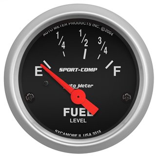 AutoMeter | GAUGE FUEL LEVEL 2 1/16in. 73OE TO 10OF ELEC SPORT-COMP AutoMeter Gauges