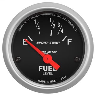 AutoMeter | GAUGE FUEL LEVEL 2 1/16in. 16OE TO 158OF ELEC SPORT-COMP AutoMeter Cadrans