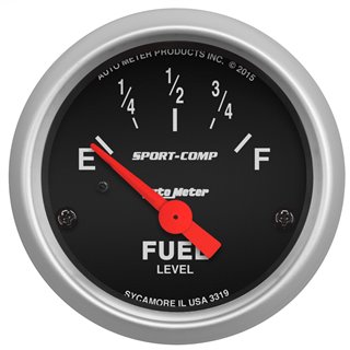 AutoMeter | GAUGE FUEL LEVEL 2 1/16in. 73OE TO 10OF(AFTERMARKET LINEAR) ELEC SPORT-COMP AutoMeter Cadrans