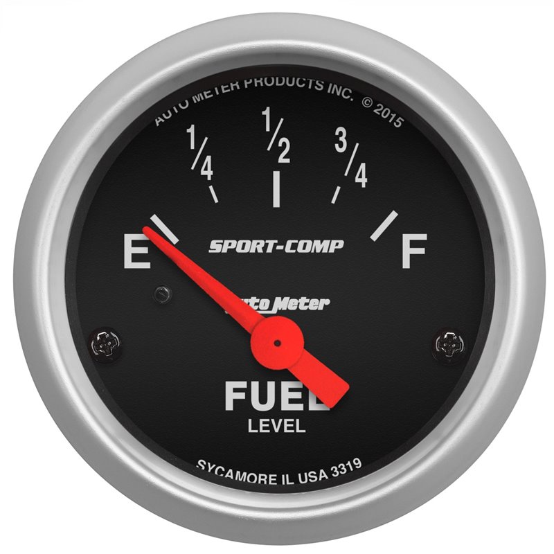 AutoMeter | GAUGE FUEL LEVEL 2 1/16in. 73OE TO 10OF(AFTERMARKET LINEAR) ELEC SPORT-COMP AutoMeter Cadrans