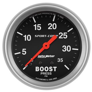 AutoMeter | GAUGE BOOST 2 5/8in. 35PSI MECHANICAL SPORT-COMP AutoMeter Cadrans