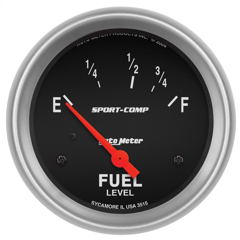 AutoMeter | GAUGE FUEL LEVEL 2 5/8in. 73OE TO 10OF ELEC SPORT-COMP AutoMeter Cadrans