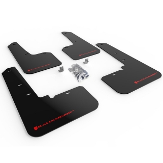 RallyArmor | Black UR Mud Flap Logo Rouge - Outback 2020-2025 RallyArmor Garde-boue