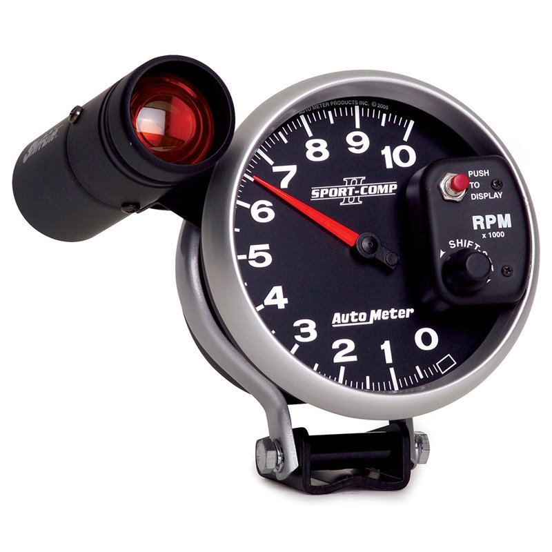 AutoMeter | GAUGE TACHOMETER 5in. 10K RPM PEDESTAL W/EXT. SHIFT-LITE SPORT-COMP II AutoMeter Gauges