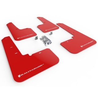 RallyArmor | Red UR Mud Flap Logo Blanc - Outback 2020-2025 RallyArmor Garde-boue