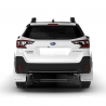 RallyArmor | White UR Mud Flap Black Logo - Outback 2020-2025 RallyArmor Mud Flaps