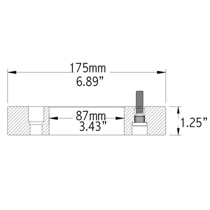 COYOTE | Wheel Adapter 31.75mm / 87.1mm / 5x127 - 5x139.7 à 5x139.7 / 12x1.5 Coyote Wheel Accessories Wheel Spacers