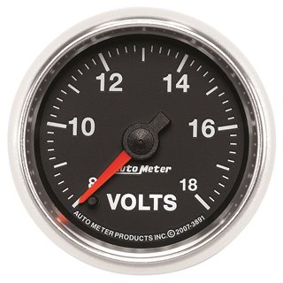 AutoMeter | GAUGE VOLTMETER 2 1/16in. 18V DIGITAL STEPPER MOTOR GS AutoMeter Gauges