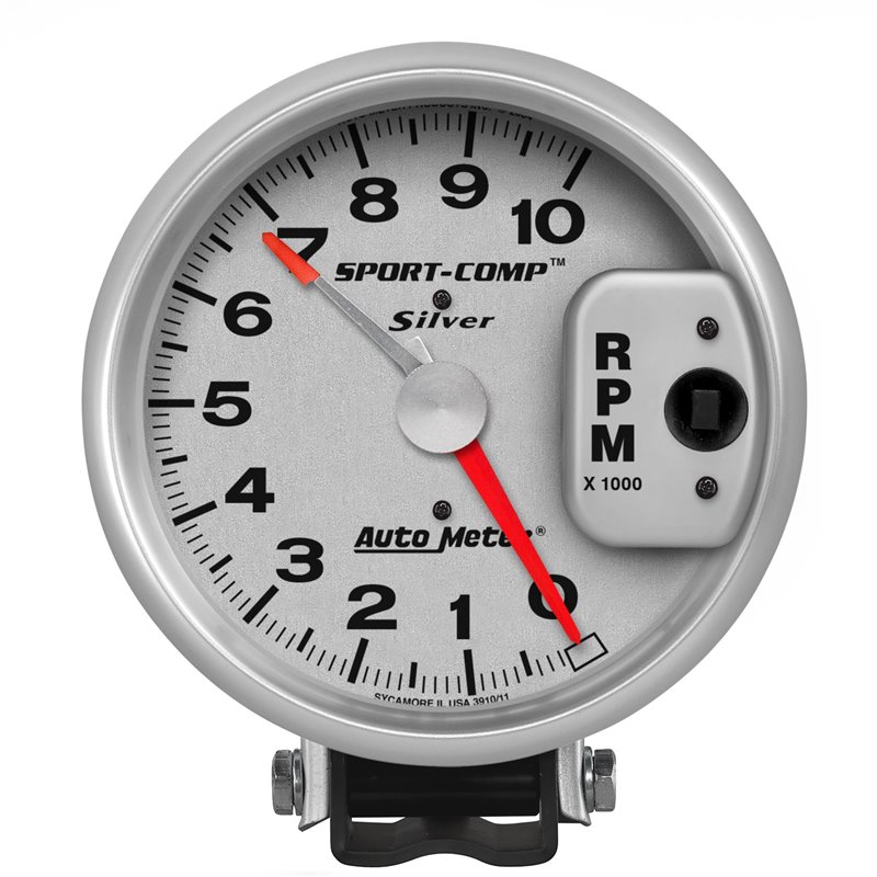 AutoMeter | GAUGE TACHOMETER 5in. 10K RPM PEDESTAL W/RED LINE ULTRA-LITE AutoMeter Gauges