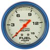 AutoMeter | GAUGE FUEL PRESS 2 5/8in. 15PSI LIQUID FILLED MECH GLOW IN DARK ULTRA-NITE AutoMeter Gauges