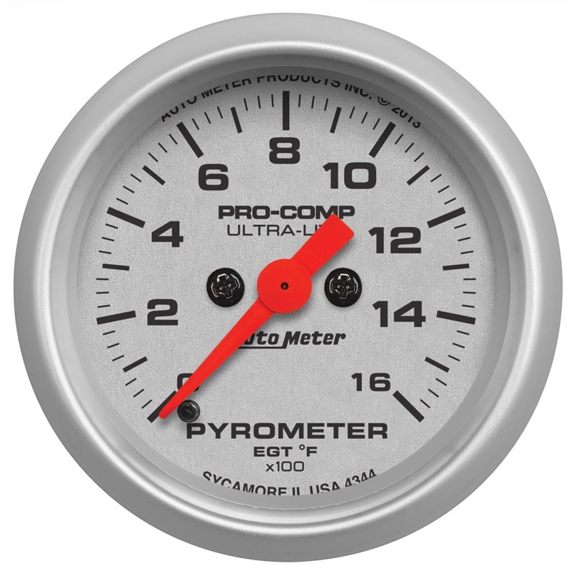 AutoMeter | GAUGE PYROMETER (EGT) 2 1/16in. 1600deg.F DIGITAL STEPPER MOTOR ULTRA-LITE AutoMeter Gauges