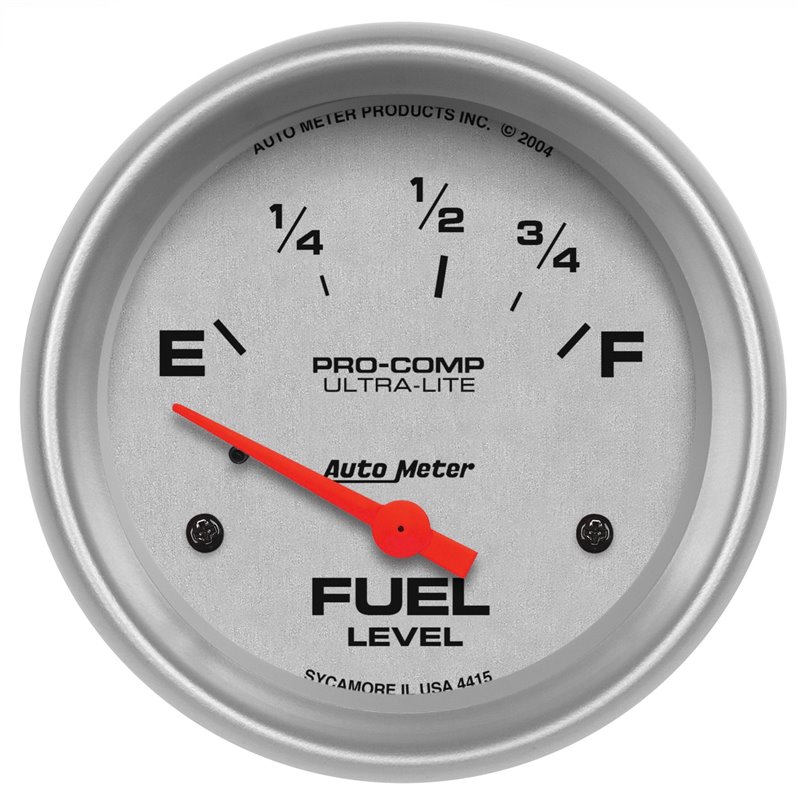 AutoMeter | GAUGE FUEL LEVEL 2 5/8in. 73OE TO 10OF ELEC ULTRA-LITE AutoMeter Cadrans
