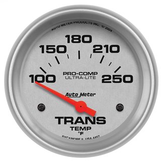 AutoMeter | GAUGE TRANSMISSION TEMP 2 5/8in. 100-250deg.F ELECTRIC ULTRA-LITE AutoMeter Cadrans