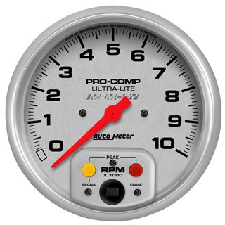 AutoMeter | GAUGE TACHOMETER 5in. 10K RPM IN-DASH W/PEAK RPM MEMORY ULTRA-LITE AutoMeter Gauges