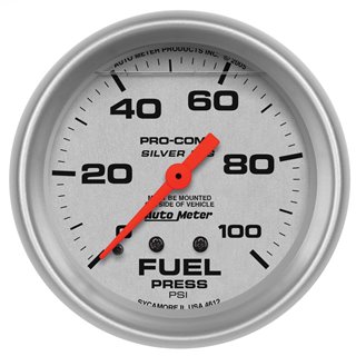 AutoMeter | GAUGE FUEL PRESS 2 5/8in. 100PSI LIQUID FILLED MECH ULTRA-LITE AutoMeter Cadrans
