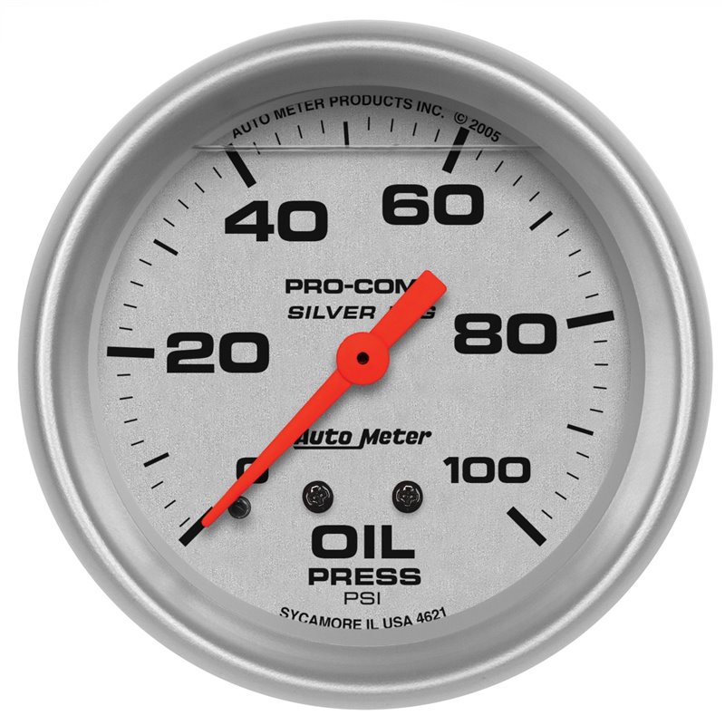 AutoMeter | GAUGE OIL PRESS 2 5/8in. 100PSI LIQUID FILLED MECH ULTRA-LITE AutoMeter Gauges