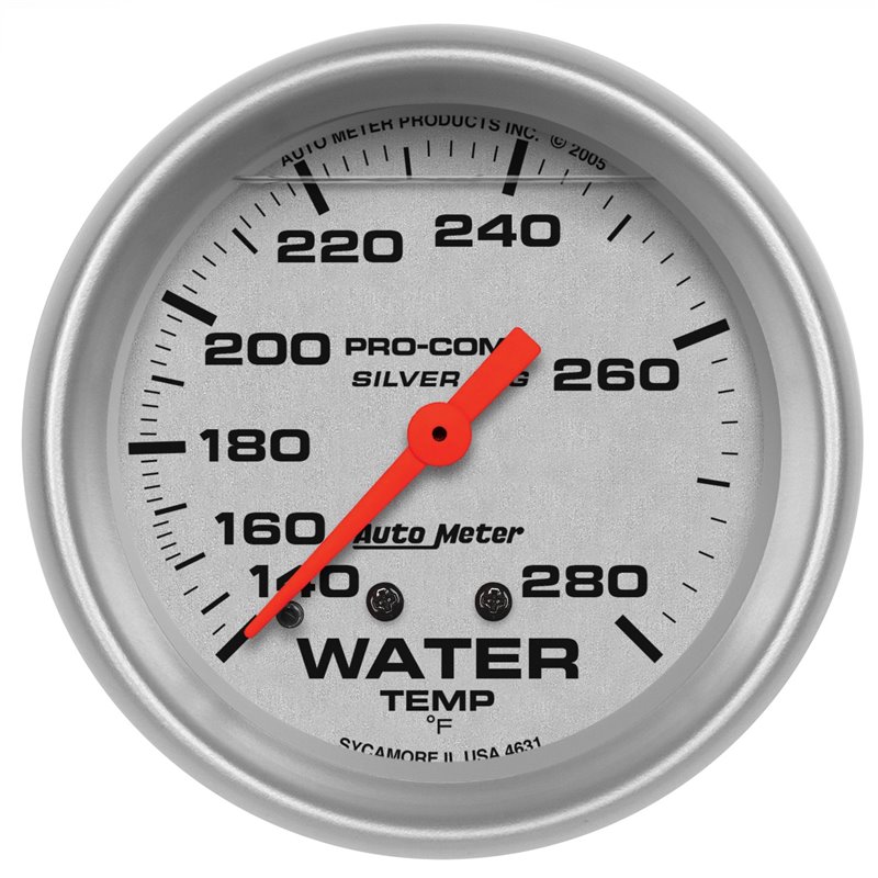 AutoMeter | GAUGE WATER TEMP 2 5/8in. 140-280deg.F LIQUID FILLED MECH ULTRA-LITE AutoMeter Gauges