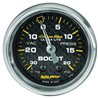 AutoMeter | GAUGE VAC/BOOST 2 1/16in. 30INHG-20PSI MECHANICAL CARBON FIBER AutoMeter Gauges