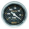 AutoMeter | GAUGE VACUUM 2 1/16in. 30INHG MECHANICAL CARBON FIBER AutoMeter Gauges