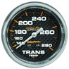 AutoMeter | GAUGE TRANSMISSION TEMP 2 5/8in. 140-280deg.F MECHANICAL CARBON FIBER AutoMeter Gauges