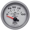 AutoMeter | GAUGE OIL PRESSURE 2 1/16in. 100PSI ELECTRIC ULTRA-LITE II AutoMeter Gauges