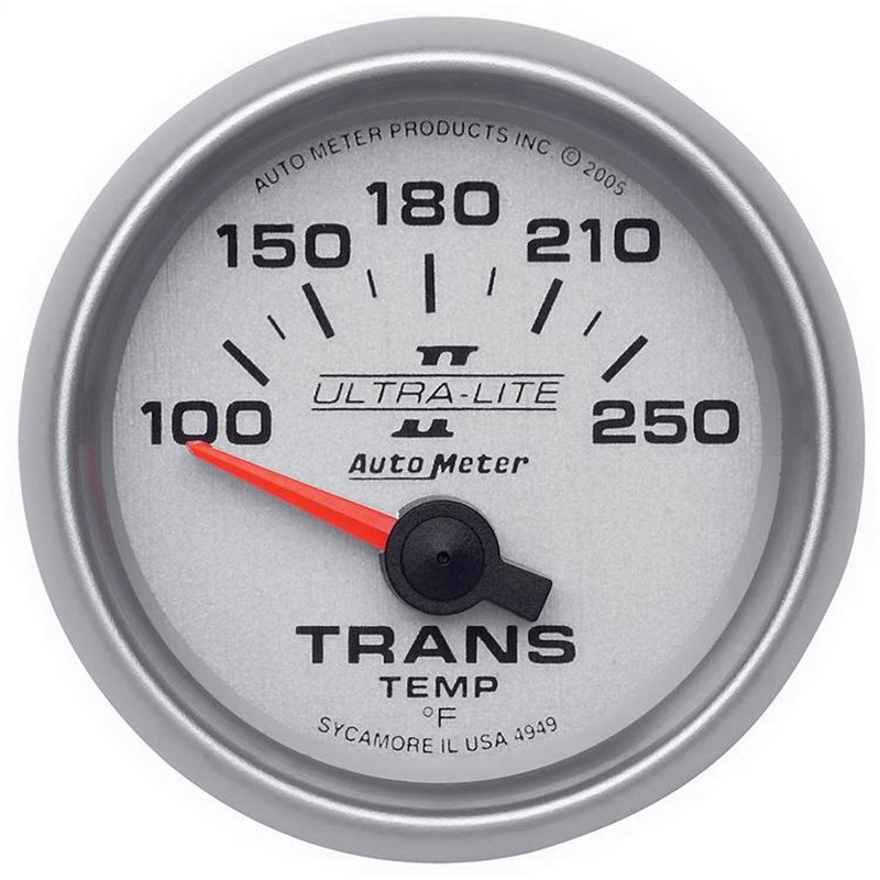 AutoMeter | GAUGE TRANSMISSION TEMP 2 1/16in. 100-250deg.F ELECTRIC ULTRA-LITE II AutoMeter Cadrans