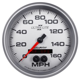 AutoMeter | GAUGE SPEEDOMETER 5in. 160MPH GPS ULTRA-LITE II AutoMeter Gauges