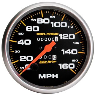 AutoMeter | GAUGE SPEEDOMETER 5in. 160MPH MECHANICAL PRO-COMP AutoMeter Cadrans