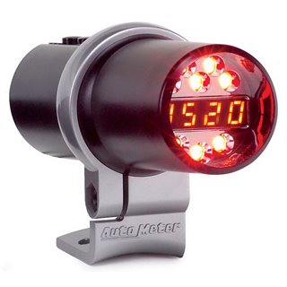 AutoMeter | SHIFT LIGHT DIG W/MULTI-COLOR LED BLK PEDESTAL W/RPM PLAYBK DPSS LEVEL 3 AutoMeter Shift Lights