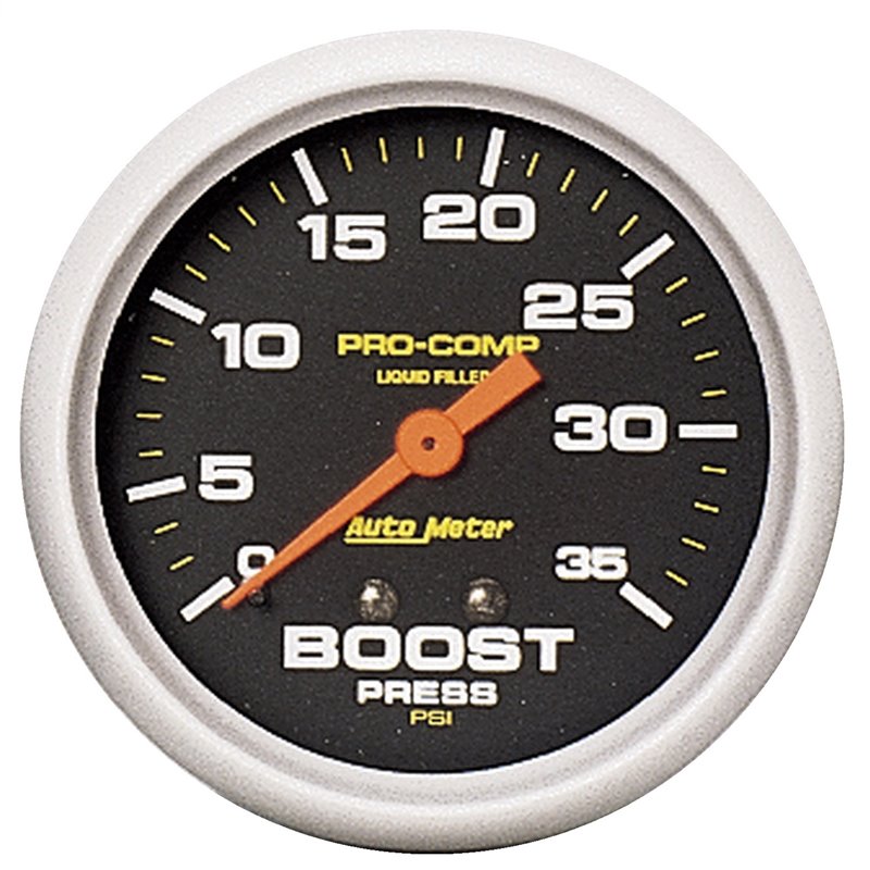 AutoMeter | GAUGE BOOST PRESS 2 5/8in. 35PSI LIQUID FILLED MECH PRO-COMP AutoMeter Cadrans