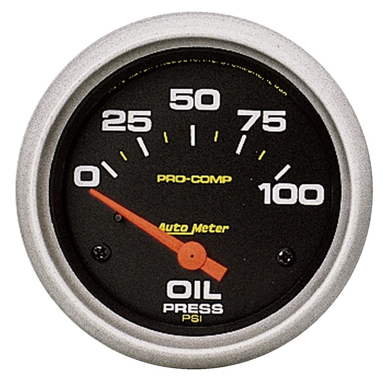 AutoMeter | GAUGE OIL PRESSURE 2 5/8in. 100PSI ELECTRIC PRO-COMP AutoMeter Gauges