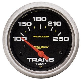 AutoMeter | GAUGE TRANS TEMP 2 5/8in. 100-250deg.F ELECTRIC PRO-COMP AutoMeter Cadrans