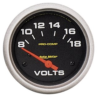 AutoMeter | GAUGE VOLTMETER 2 5/8in. 18V ELECTRIC PRO-COMP AutoMeter Cadrans