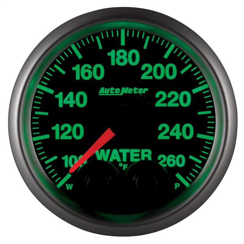 AutoMeter | GAUGE WATER TEMP 2 1/16in. 260deg.F STEPPER MOTOR W/PEAK/WARN ELITE AutoMeter Cadrans