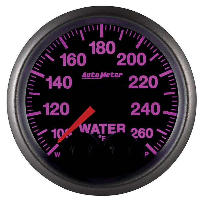 AutoMeter | GAUGE WATER TEMP 2 1/16in. 260deg.F STEPPER MOTOR W/PEAK/WARN ELITE AutoMeter Cadrans