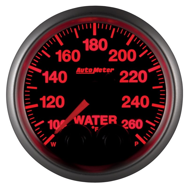 AutoMeter | GAUGE WATER TEMP 2 1/16in. 260deg.F STEPPER MOTOR W/PEAK/WARN ELITE AutoMeter Cadrans