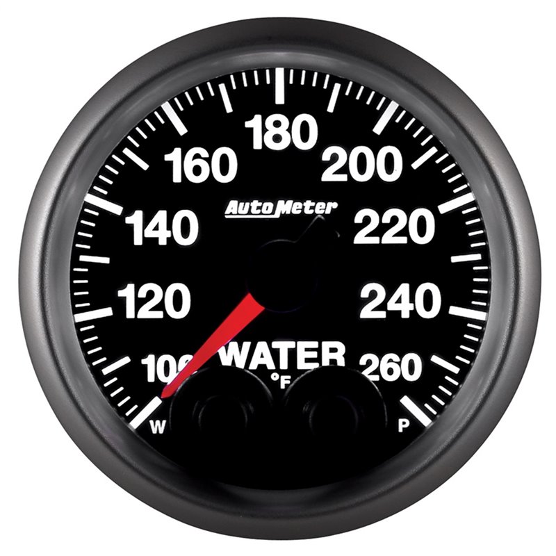 AutoMeter | GAUGE WATER TEMP 2 1/16in. 260deg.F STEPPER MOTOR W/PEAK/WARN ELITE AutoMeter Cadrans