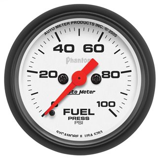 AutoMeter | GAUGE FUEL PRESSURE 2 1/16in. 100PSI DIGITAL STEPPER MOTOR PHANTOM AutoMeter Gauges