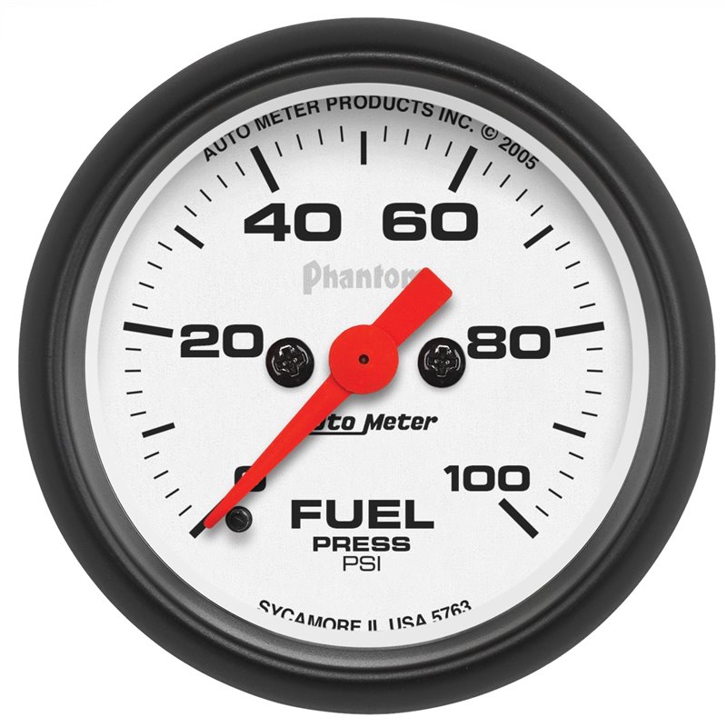 AutoMeter | GAUGE FUEL PRESSURE 2 1/16in. 100PSI DIGITAL STEPPER MOTOR PHANTOM AutoMeter Gauges