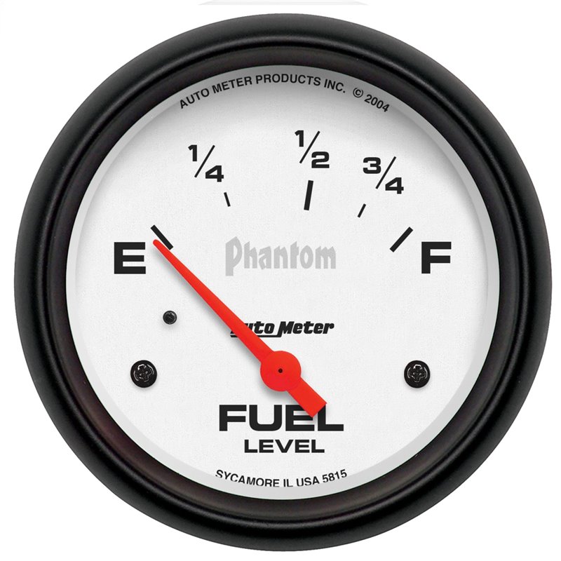 AutoMeter | GAUGE FUEL LEVEL 2 5/8in. 73OE TO 10OF ELEC PHANTOM AutoMeter Gauges