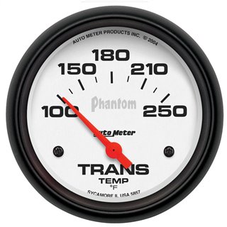 AutoMeter | GAUGE TRANSMISSION TEMP 2 5/8in. 100-250deg.F ELECTRIC PHANTOM AutoMeter Cadrans