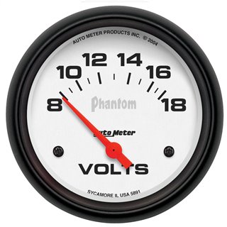 AutoMeter | GAUGE VOLTMETER 2 5/8in. 18V ELECTRIC PHANTOM AutoMeter Gauges