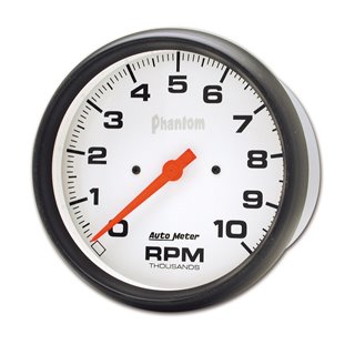 AutoMeter | GAUGE TACHOMETER 5in. 10K RPM IN-DASH PHANTOM AutoMeter Gauges