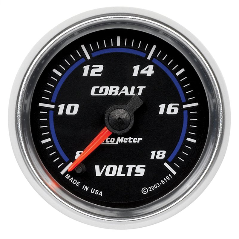AutoMeter | GAUGE VOLTMETER 2 1/16in. 18V DIGITAL STEPPER MOTOR COBALT AutoMeter Cadrans