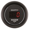 AutoMeter | GAUGE WATER TEMP 2 1/16in. 340deg.F DIGITAL BLACK DIAL W/RED LED AutoMeter Gauges