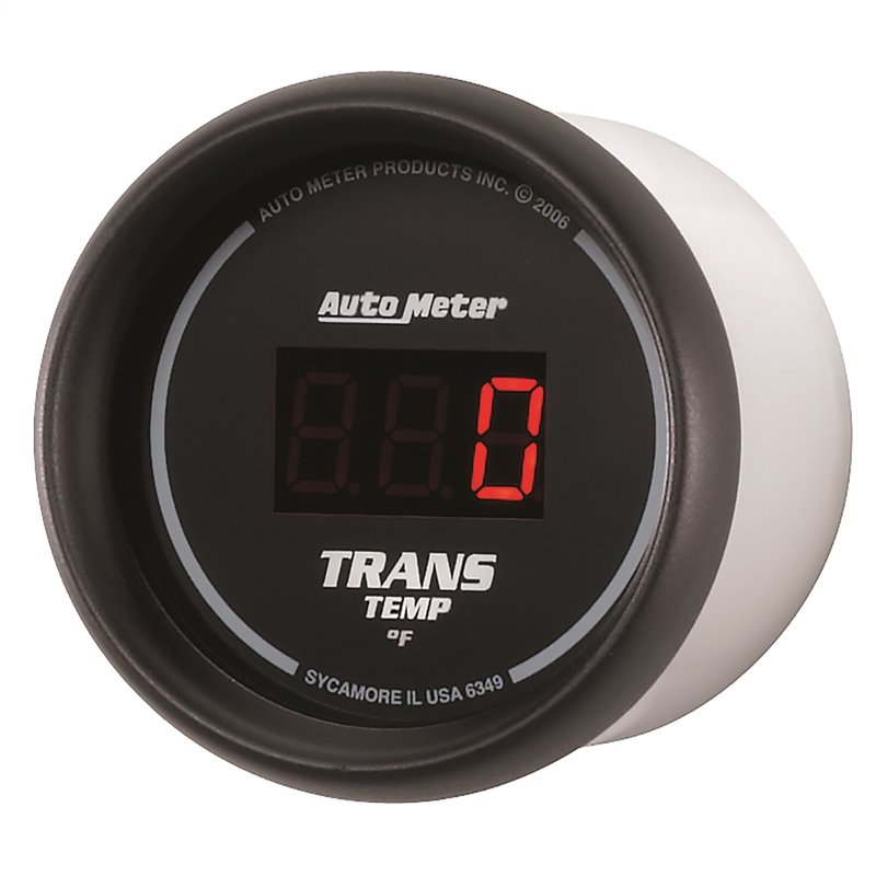 AutoMeter | GAUGE TRANS TEMP 2 1/16in. 340deg.F DIGITAL BLACK DIAL W/RED LED AutoMeter Gauges