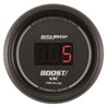 AutoMeter | GAUGE VAC/BOOST 2 1/16in. 30INHG-30PSI DIGITAL BLACK DIAL W/RED LED AutoMeter Gauges