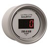 AutoMeter | GAUGE TRANS TEMP 2 1/16in. 340deg.F DIGITAL SILVER DIAL W/RED LED AutoMeter Cadrans