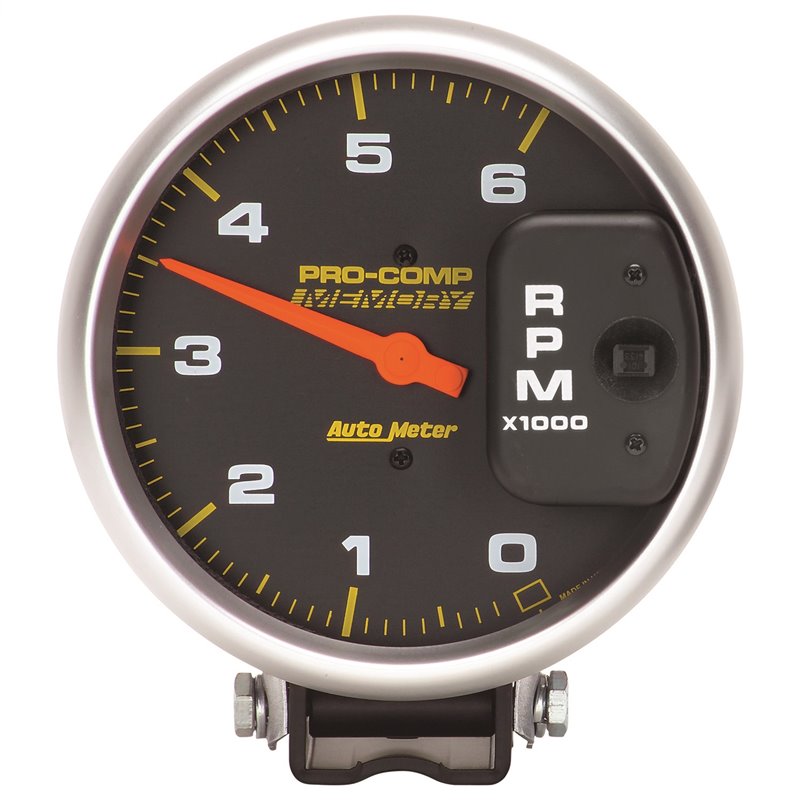 AutoMeter | GAUGE TACHOMETER 5in. 6K RPM DIESEL PEDESTAL W/PEAK MEMORY PRO-COMP AutoMeter Gauges